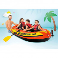 Bateau Gonflable Intex Explorer 300 58332NP - Orange Bateau Gonflable Intex Explorer 300 58332NP - Orange