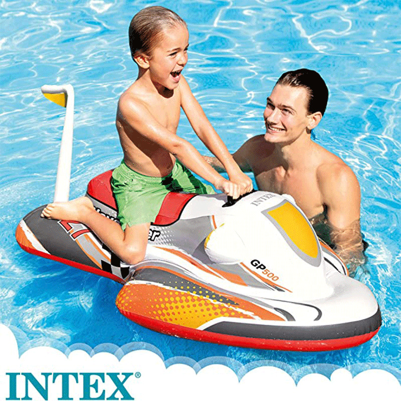Moto Aquatique Gonflable Intex 57520NP-Multi Couleur