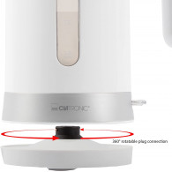 Bouilloire Électrique Sans Fil Clatronic WK3452 1.8L 2200W - Blanc