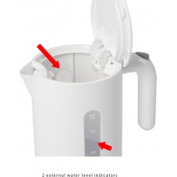 Bouilloire Électrique Sans Fil Clatronic WK3452 1.8L 2200W - Blanc