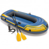 Set Bateau Challenger 2 Intex 68367NP - Bleu & Jaune