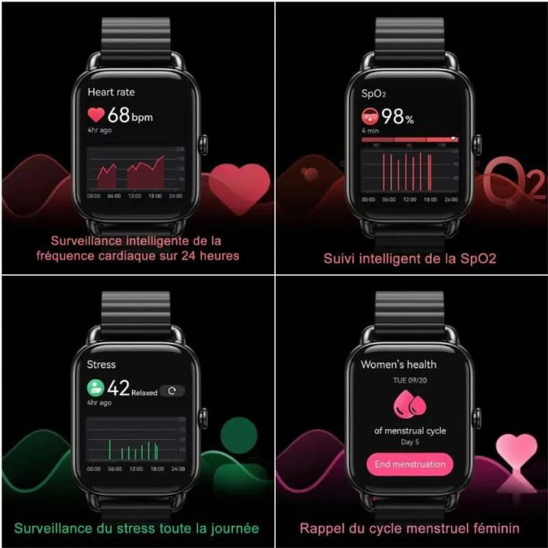 Montre Connectée Haylou RS4 Plus - Noir