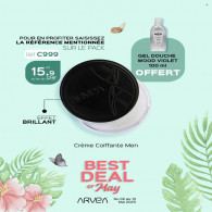 Pack Arvea Crème Coiffante Homme + Gel Douche 100ML Offerte
