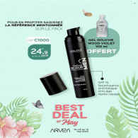 Pack Arvea crémé Du Jour Men SPF15 Homme+ Gel Douche 100Ml Offerte