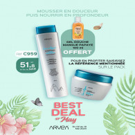 Pack Arvea Shampoing & Masque Care Repair Sans Sulfate + Gel Douche 100Ml Offerte