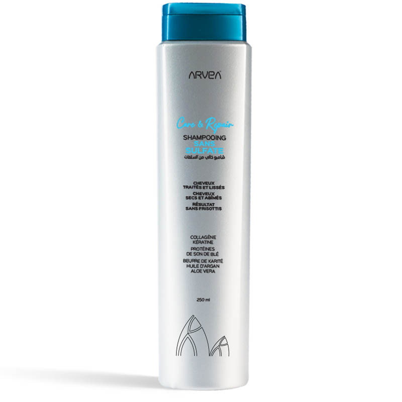 Pack Arvea Shampoing & Masque Care Repair Sans Sulfate + Gel Douche 100Ml Offerte
