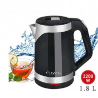 Bouilloire Électrique Sans Fil Lexical LEK1412 1.8L 2200W - Noir Bouilloire Électrique Sans Fil Lexical LEK1412 1.8L 2200W - Noir