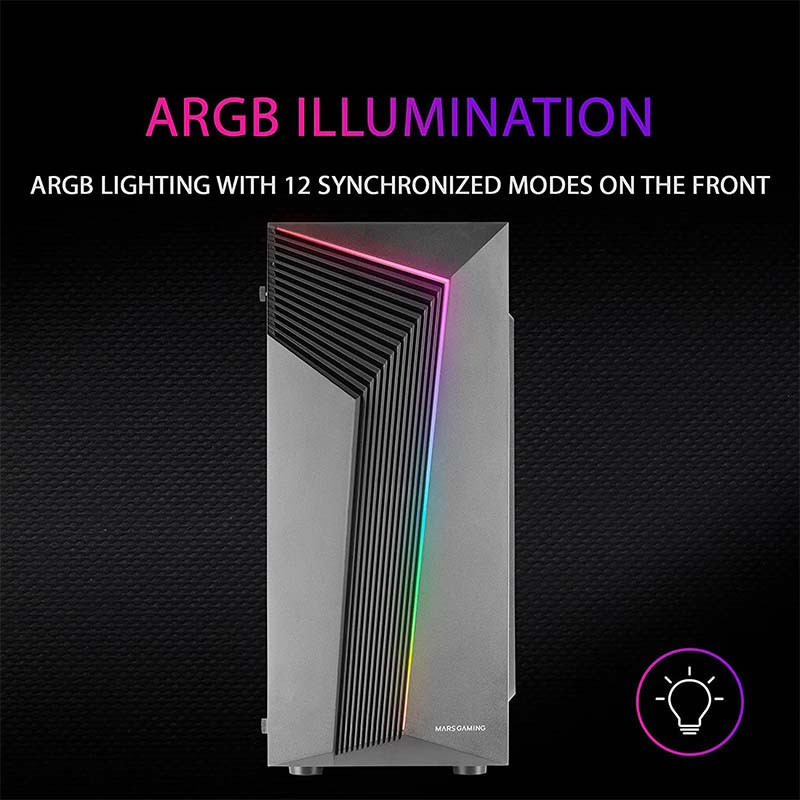 Boîtier Mars Gaming MCX7 - Noir