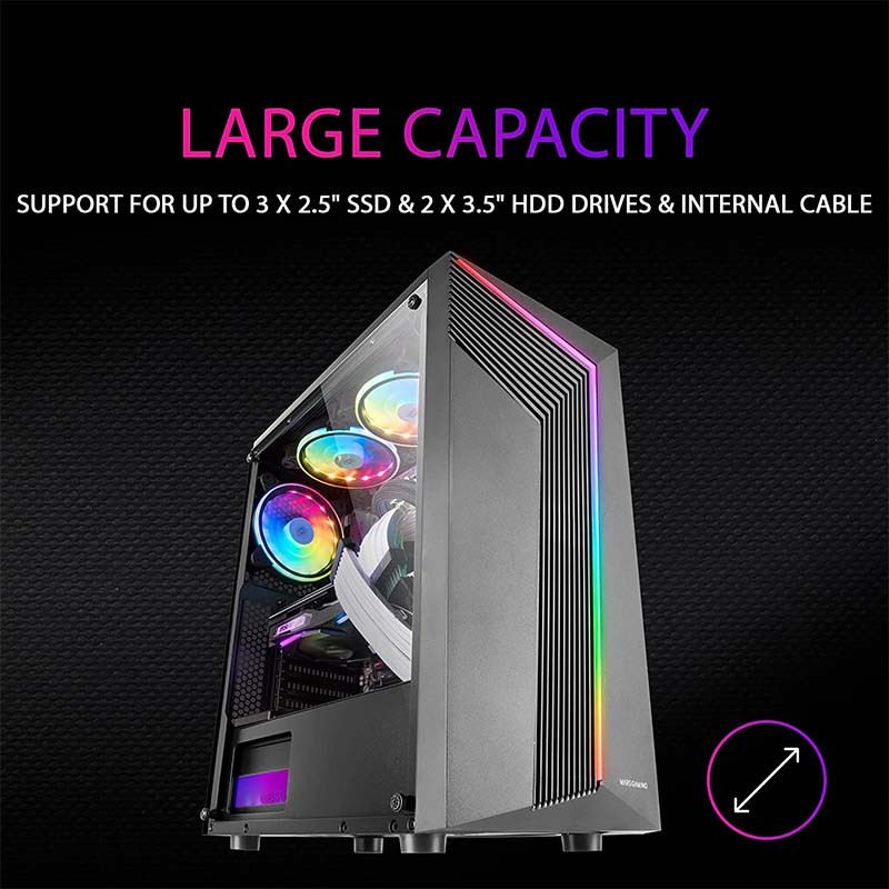 Boîtier Mars Gaming MCX7 - Noir