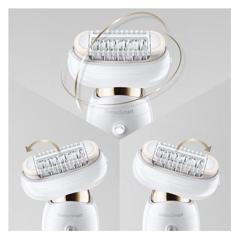 Epilateur Wet & Dry Braun série 9 Blanc (MBSES9F)