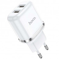 Chargeur Hoco N4 2 Ports USB Vers Micro USB - Blanc