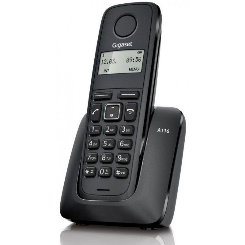 Téléphone Sans fil Gigaset A116 - Noir Téléphone Sans fil Gigaset A116 - Noir