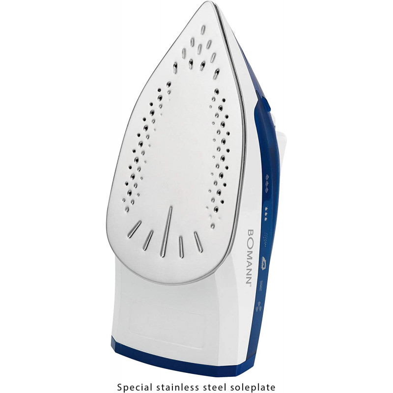 Fer à Repasser Vapeur Bomann DB6004 2200 W - Bleu