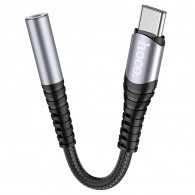 Adaptateur Hoco LS33 Type-C vers Jack - Noir