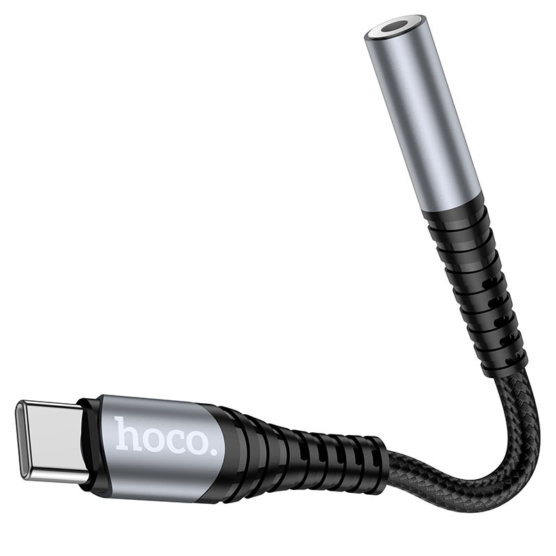 Adaptateur Hoco LS33 Type-C vers Jack - Noir
