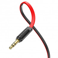 Câble AUX Audio Hoco UPA16 Jack 3,5 mm vers Jack 3,5 mm - Rouge