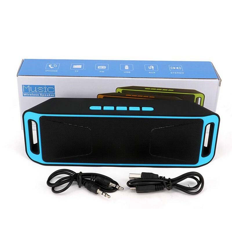 Haut Parleur Bluetooth Wireless A2DP - Bleu