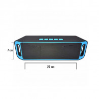 Haut Parleur Bluetooth Wireless A2DP - Bleu