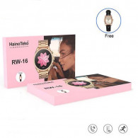 Montre Connectée Haino RW16 Avec 2 Bracelet + Montre Elégante Cadeau - Rose Montre Connectée Haino RW16 Avec 2 Bracelet + Montre Elégante Cadeau - Rose