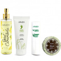 Crème Pied 100 Ml + Brume De Parfum + Savon Miracle 185Gr + Baume à Lèvre Arvea