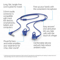 Casque intra-auriculaire HP 150 - Bleu Casque intra-auriculaire HP 150 - Bleu
