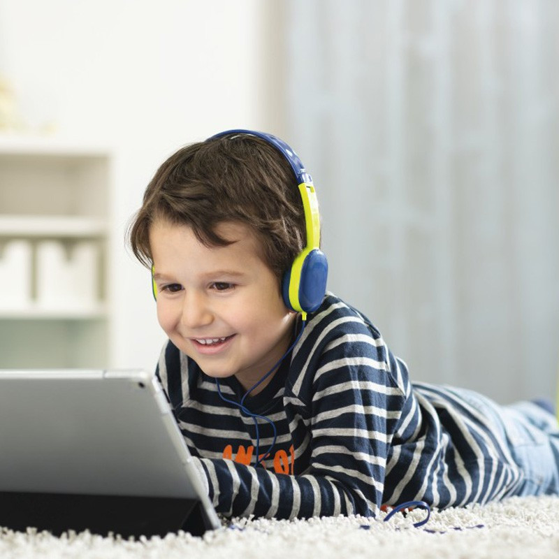 Casque Stéréo Supra-auriculaire Hama Kids - Bleu/Jaune