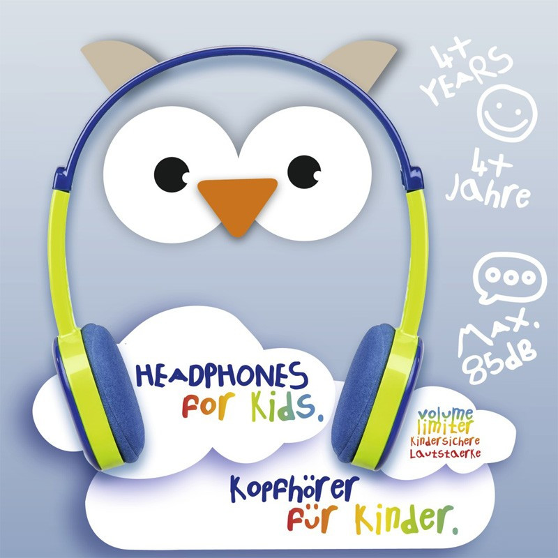 Casque Stéréo Supra-auriculaire Hama Kids - Bleu/Jaune