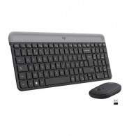 Ensemble Clavier et Souris Sans Fil Ultra-fin MK470 - Noir