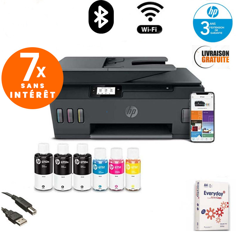 Imprimante HP 615 Smart Tank 4en1 Couleur WiFi