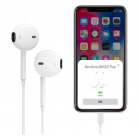 Écouteurs Borofone Avec Microphone M32 Plus Original Apple 1.2M - Blanc