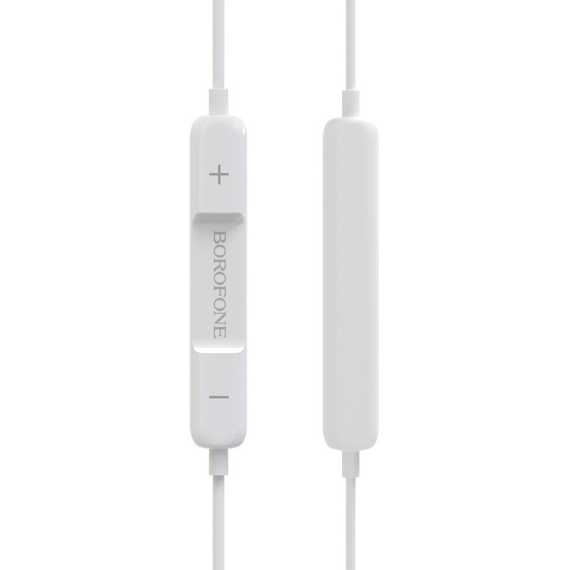 Écouteurs Borofone Avec Microphone M32 Plus Original Apple 1.2M - Blanc