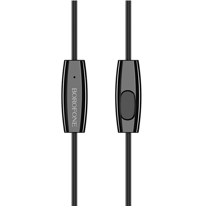 ECOUTEUR FILAIRE BOROFONE BM31 MYSTERIOUS 1.2M BLACK