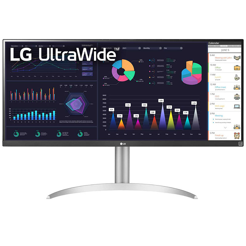 Ecran LG 34WQ650 34" UltraWide FHD 100 Hz IPS Blanc