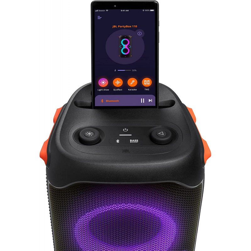 Haut Parleur Sans fil JBL Partybox 110 160W - Noir