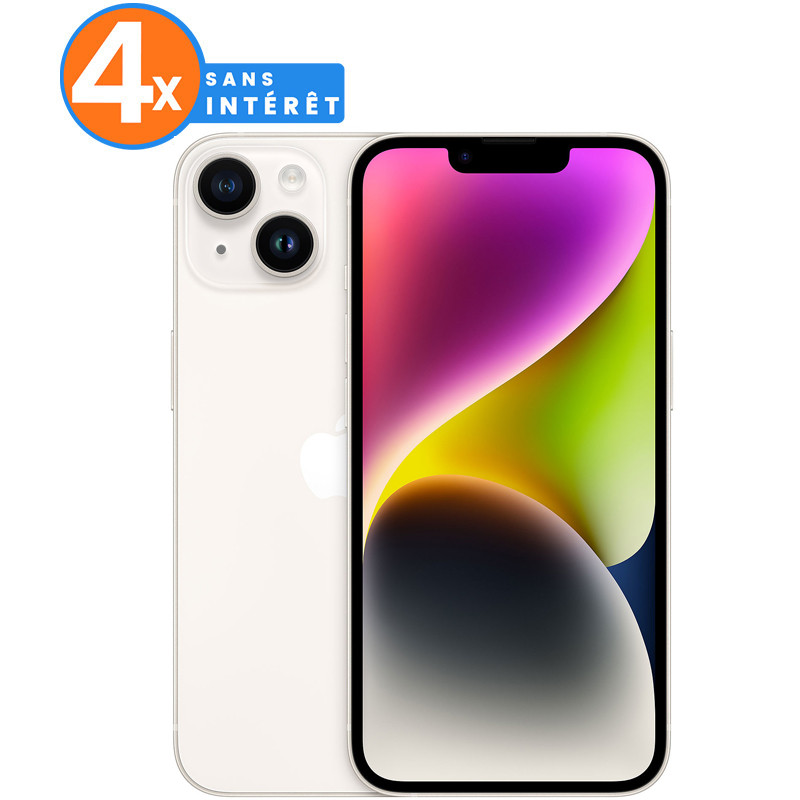 iPhone 14 128Go Blanc