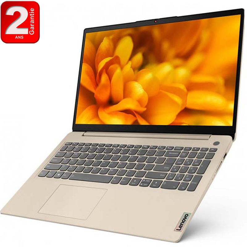 Pc Portable Lenovo Ideapad 3 AMD Ryzen™ 3 8Go 512Go SSD Sable (82KR001HFE)