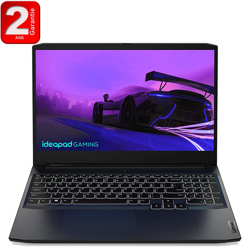 Pc Portable Lenovo IdeaPad Gaming 3 15IHU6 I5 11Gén 8Go 512Go SSD Noir (82K101HCFG)