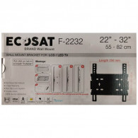 Support Tv Mural Fix Ecosat F-2232 Pour Ecran 22"-32" - Noir
