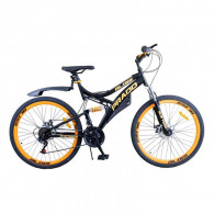 Bicyclette VTT Prado Bliss 18 Vitesses 26" - Noir & Orange