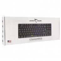 Clavier Gamer Mécanique White Shark GK-2106-RED Commandos Avec Commutateur Rouge - Noir