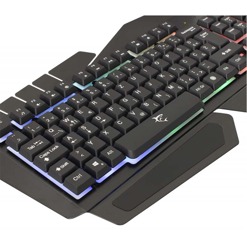 Clavier Gamer Mécanique White Shark GK-2104 Templier RVB - Noir