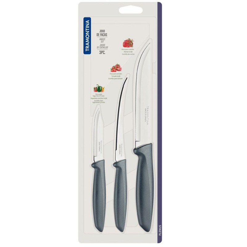 Set De 3 Couteaux Tramontina Plenus 23498613