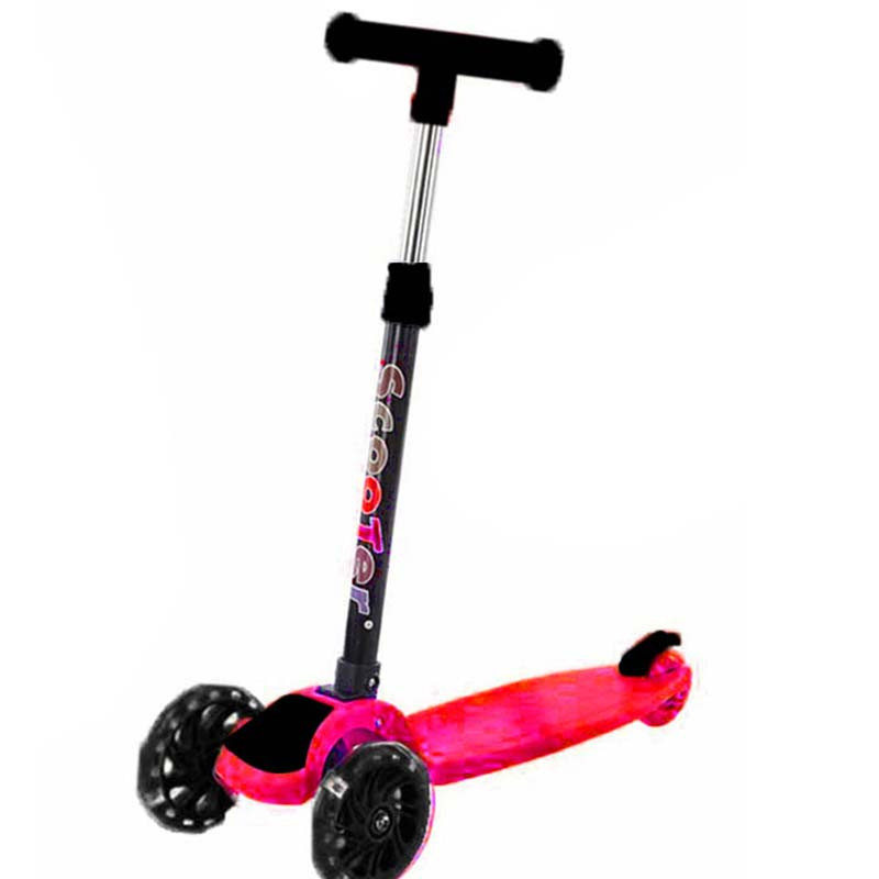 Trottinette 3 Roues Noir & Rouge Trottinette 3 Roues Noir & Rouge