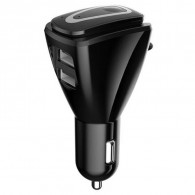 Oreillette Bluetooth & Adaptateur De Chargeur De Voiture USB - Noir Oreillette Bluetooth & Adaptateur De Chargeur De Voiture USB - Noir