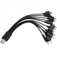 Câble Chargeur USB Multifonction 10En1 - Noir