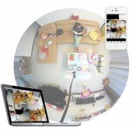 Caméra Intérieur Mipvision MIP-360 2MP Fisheye 360°- Blanc