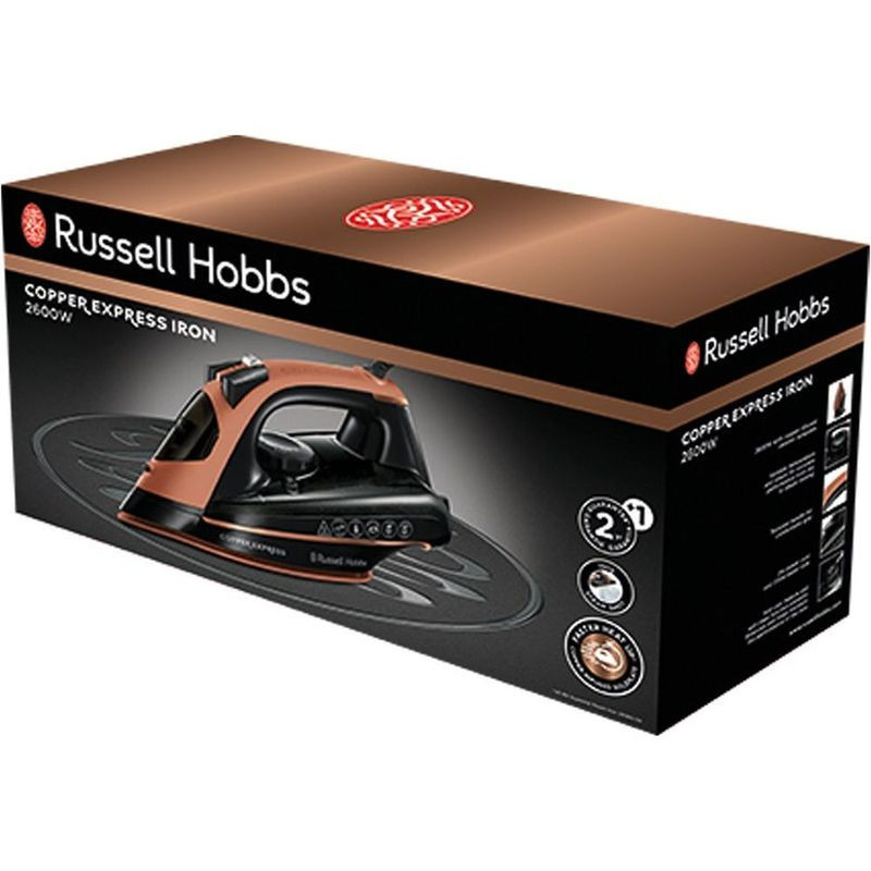 Fer à Repasser Copper Express Russell Hobbs 23975-56 puissance 2600W couleur Noir