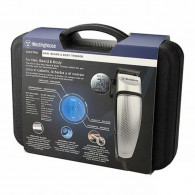 Coffret Tondeuse pour Barbe Corps Et Cheveux de la marque  Westinghouse WH1143 contient 21 pièces  couleur Silver