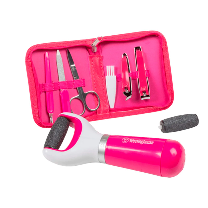 Pack 9 Pièces Manucure Pédicure Westinghouse WH1172 - Rose