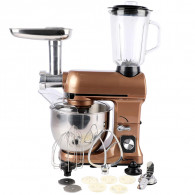 Robot Pétrin Multifonction Topmatic PKM-1800 1800W 5 Litres - Marron